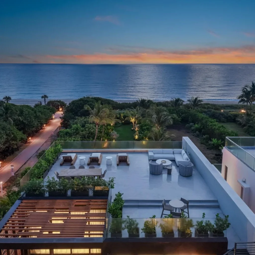 Miami Luxury home with Oceanfront Rooftop Terrace Attracting Elite California Buyers