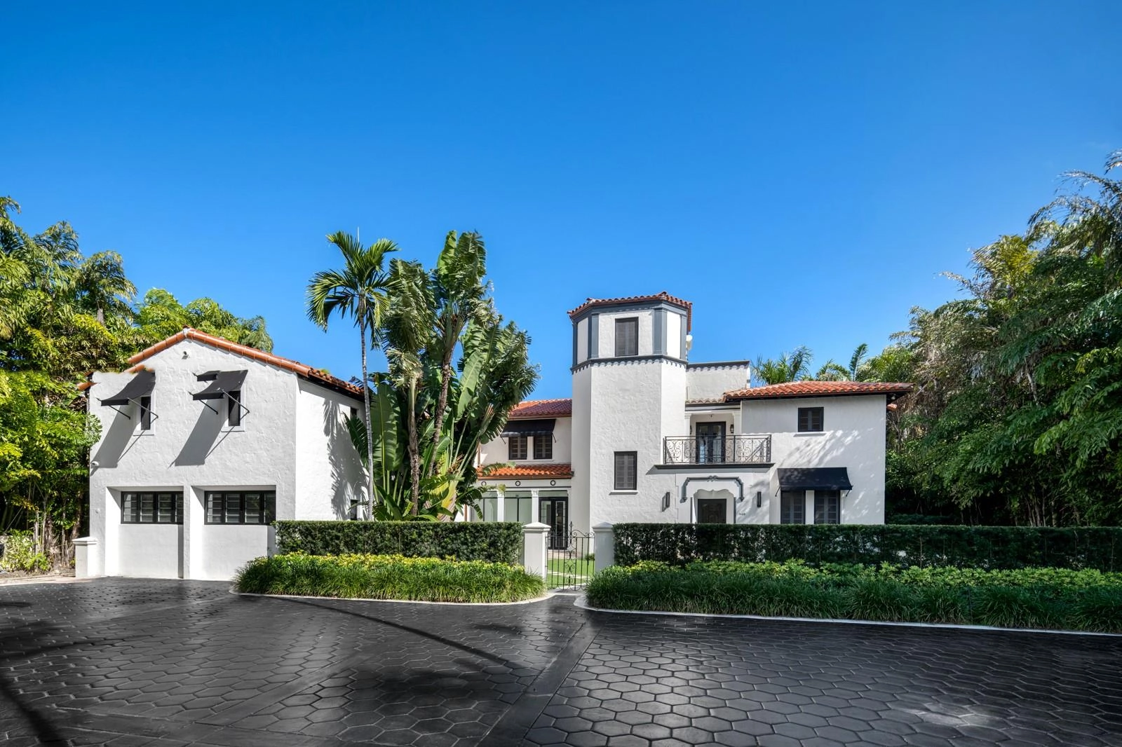 3605 Flamingo Drive Miami Beach luxury single-family home exterior — waterfront street in Miami Beach