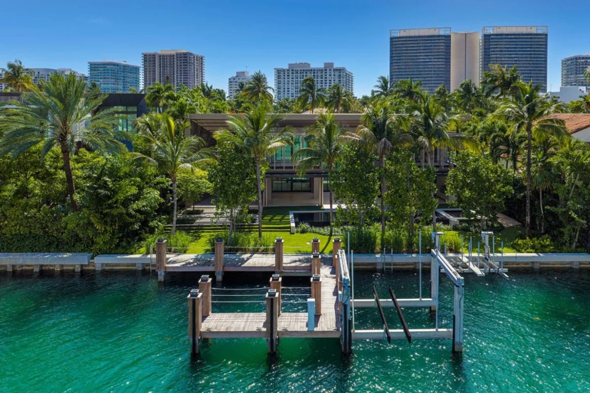 56 Bal Bay Drive Bal Harbour waterfront luxury estate — $43 million sale Miami luxury real estate 2026