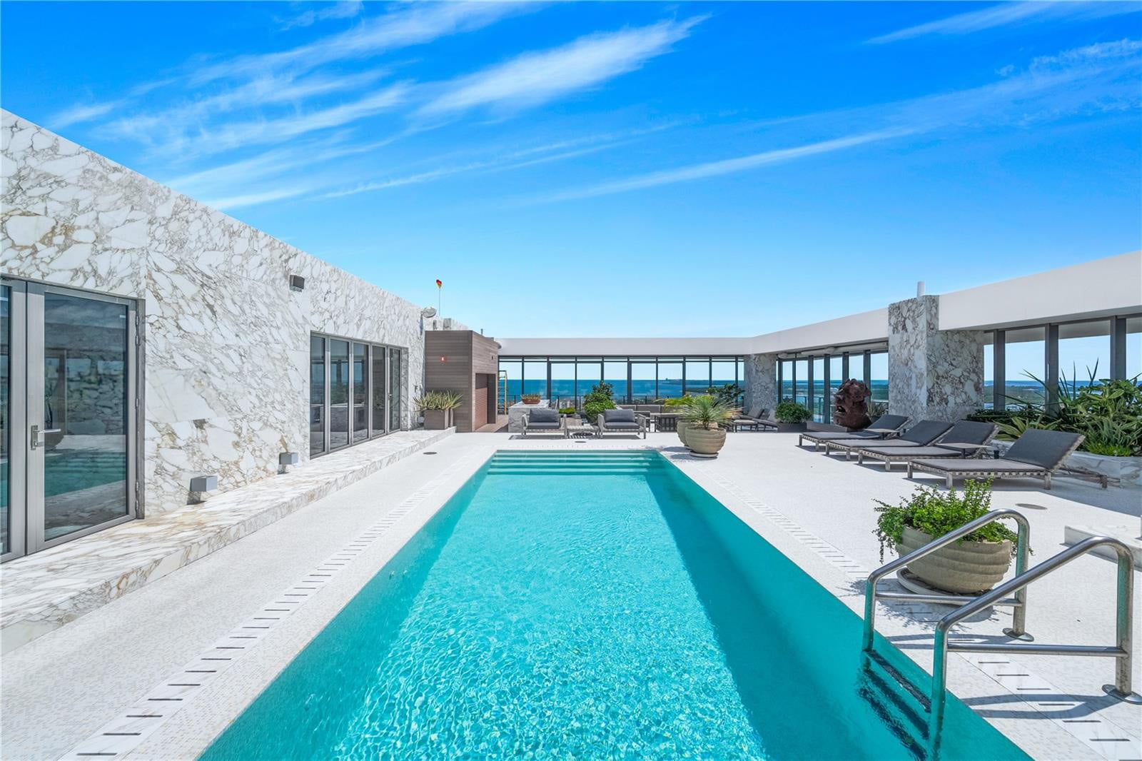 Apogee Penthouse private rooftop pool South of Fifth Miami Beach with ocean views