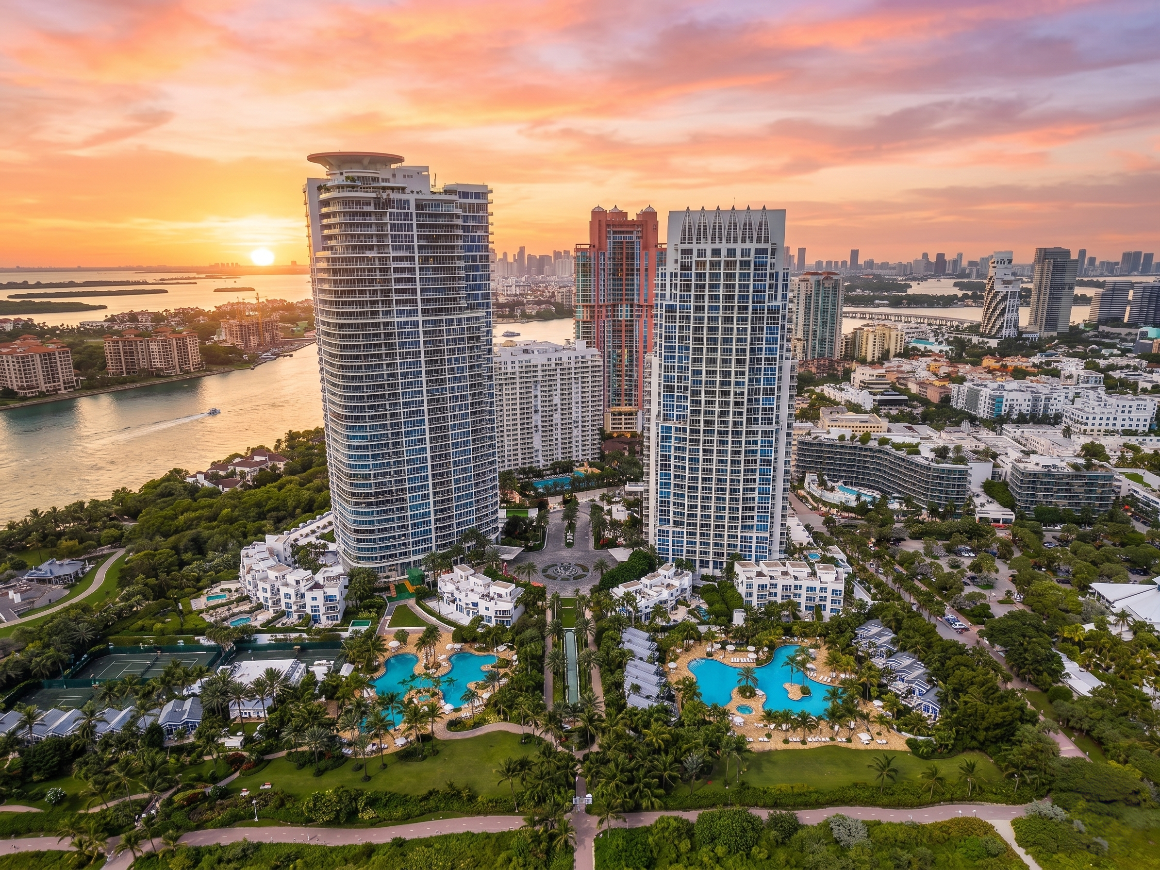 Continuum South Beach luxury condo tower — iconic oceanfront residential building at the tip of Miami Beach